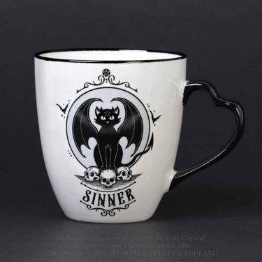 Saint and Sinner Double Sided Couple Mug Set